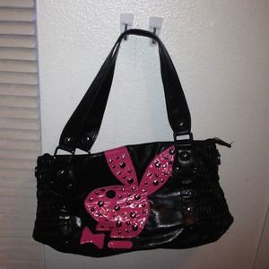 Super cute fun purse. Black and pink