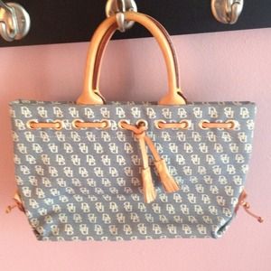Navy / Light Blue Dooney & Burke Bag