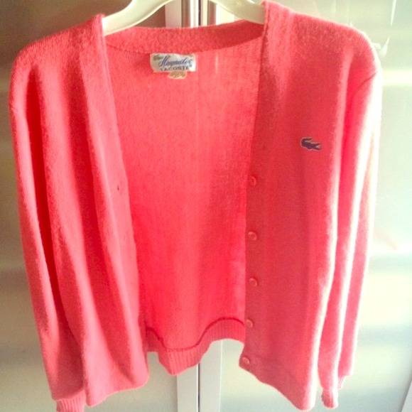 VINTAGE Lacoste Sweater in Sz.S in Pink!!!