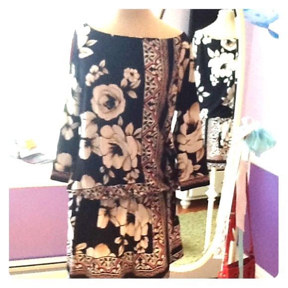 SOLD WHBM Multi-colored Tunic/Dress