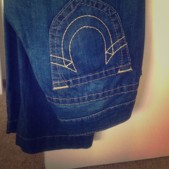 True Religion Wide Leg Jeans (size 27)