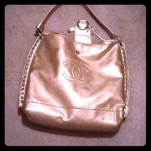Gold Chanel bag
