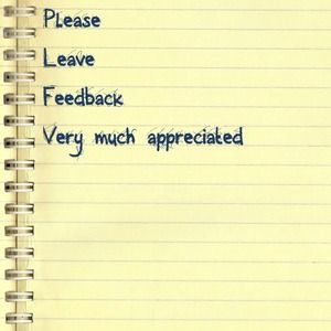 Please leave feedback