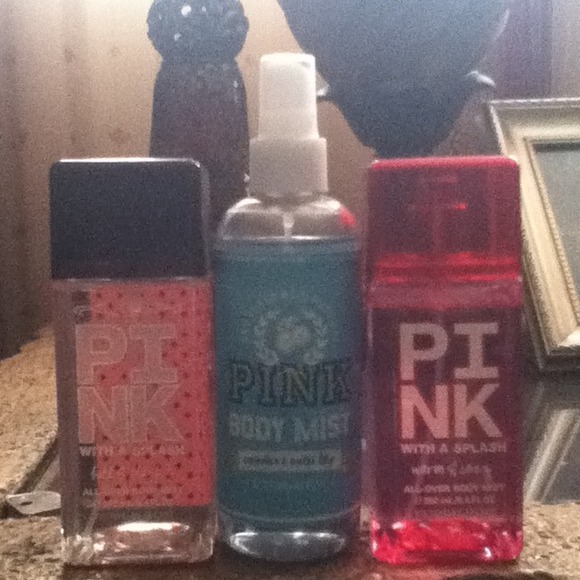 Victoria's secret pink body sprays