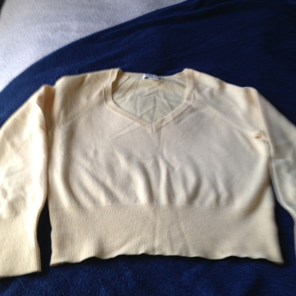 Yellow wool XL Banana Republic sweater