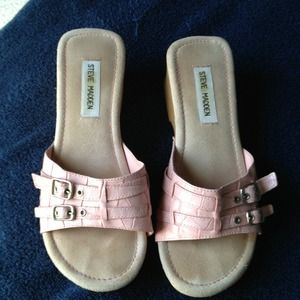 Steve Madden pink clogs bundled with black top!
