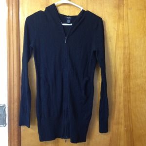 Black long sleeve zip up size large