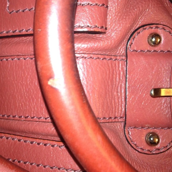 Authentic Marc Jacobs Deep Red Leather Bag. - Picture 2 of 5