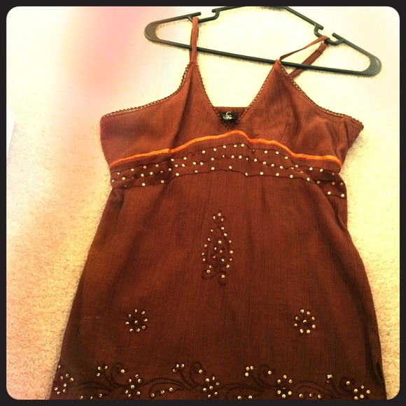 Brown tank sz M