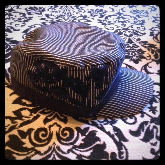 **SOLD**Blue Pin Stripe Hat