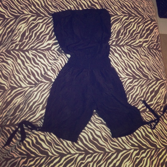 H&M Silk and cotton blend jumpsuit.