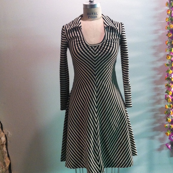 Vintage striped dress.