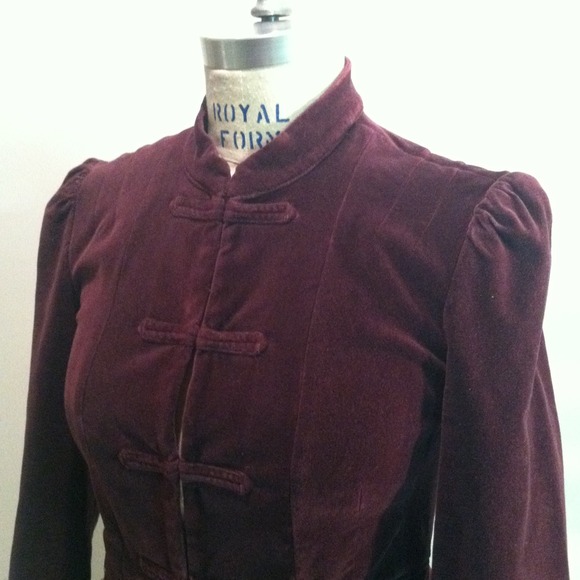 Velvet jacket - Picture 2 of 4