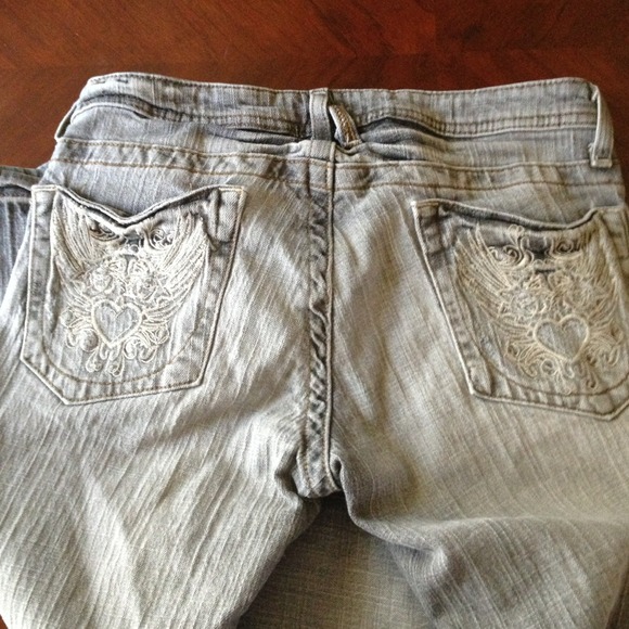 Gray bootcut jeans - Picture 2 of 3