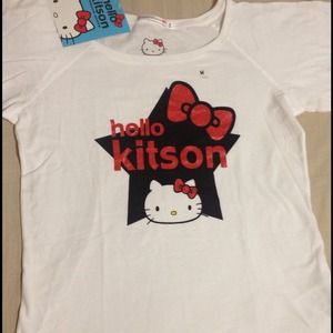 Hello kitty x kitson t-shirs