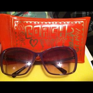 Coach sunglasses with case
