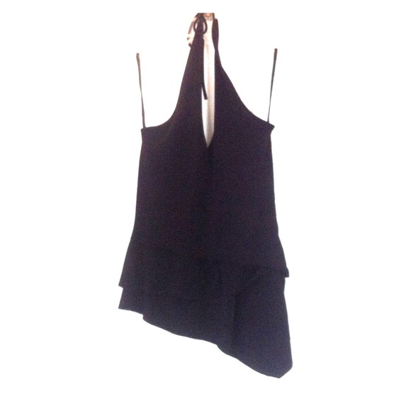 Black halter top