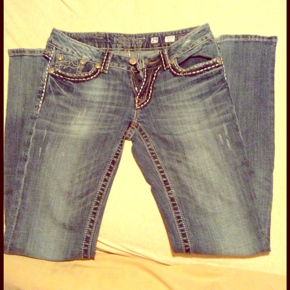 🔴Sold in bundle🔴Miss Me jeans- worn once size 29 - Picture 1 of 3