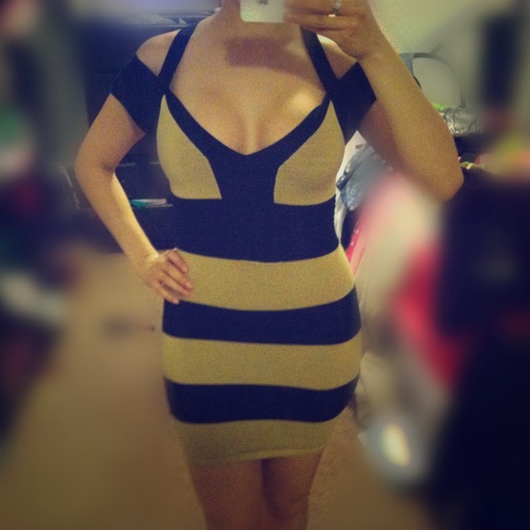 Wow Couture  Dresses & Skirts - On hold ✋BUMBLE Bee Bandage Dress 🐝