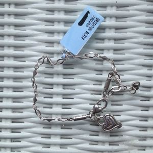 Brighton "Blair" heart charm st slv bracelet