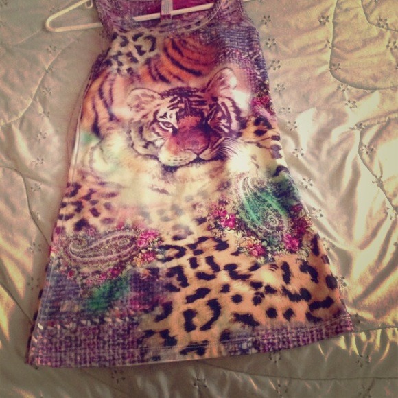 *sold* safari print dress