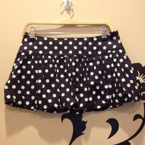 Zara dot ruffle skirt