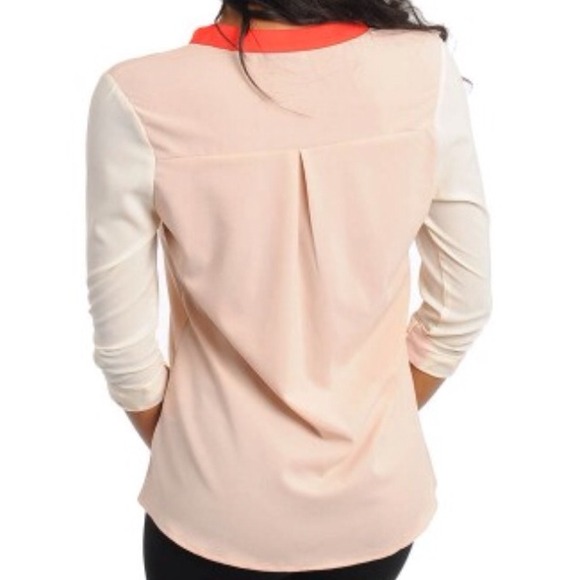 ♦Beige cream Red top - Picture 2 of 3