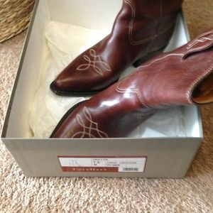 Brown Cole Haan cowboy boots