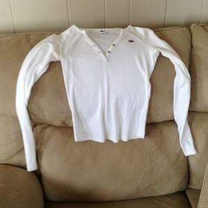 Tommy white long sleeve shirt