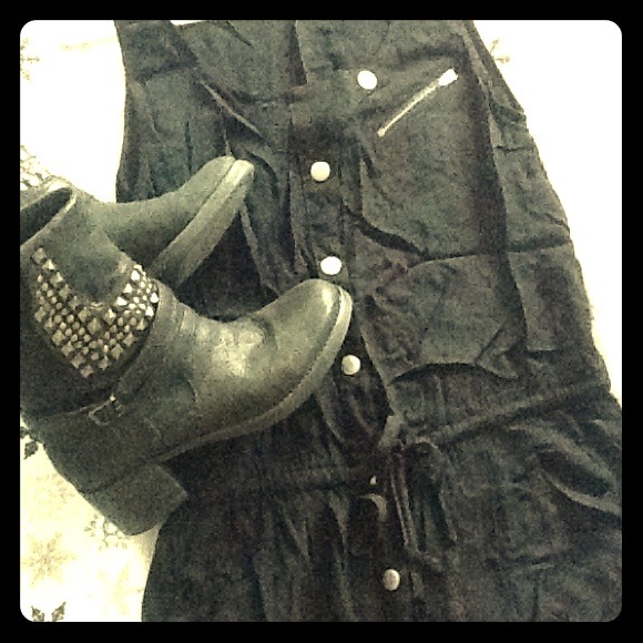 Cute Black Romper $10