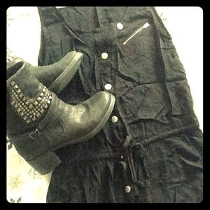 Cute Black Romper $10