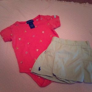 Baby girl 2 pc outfit