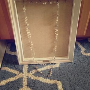 Beautiful silver and pearl necklace