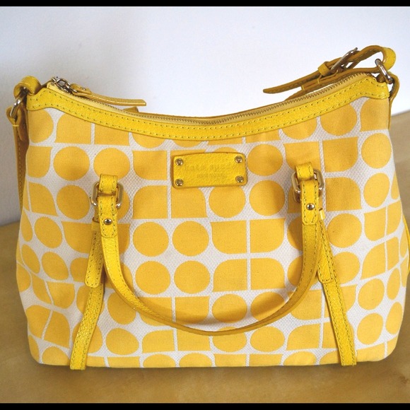 SOLD! Kate Spade yellow satchel - Picture 2 of 4
