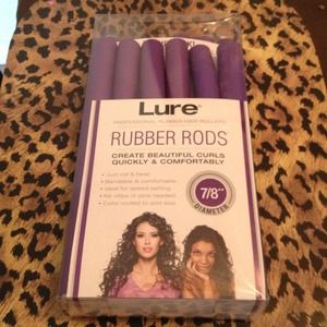 Rubber hair rollers
