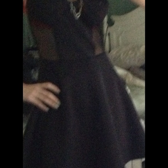 NastyGal Cut out dress-mesh