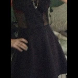 NastyGal Cut out dress-mesh