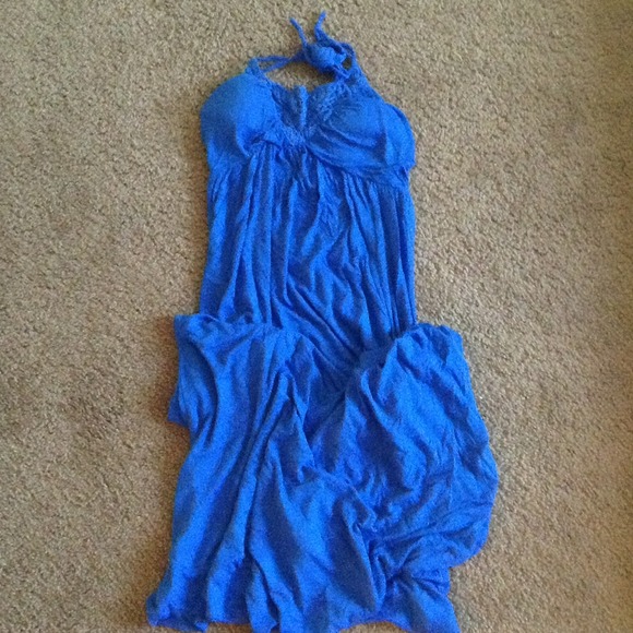 #SOLD# Halter Maxi Dress (American Dream)