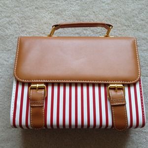 Nautical Pleather Purse
