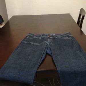 Lee no gap waistband dark wash bootcut jeans