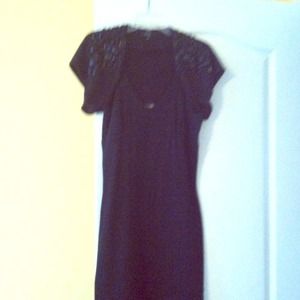 Black dress and matching shrug!