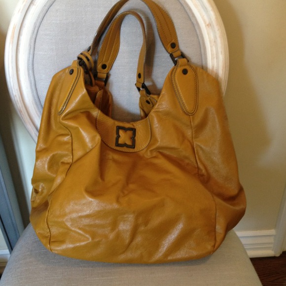 BCBG MAX AZRIA Mustard Hobo