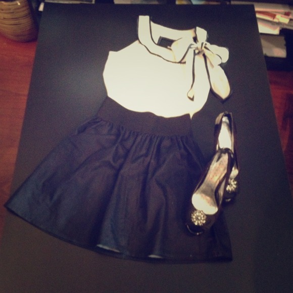Charlotte Russe peep toe pump