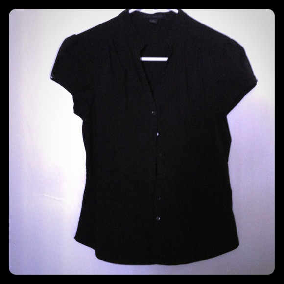 HOLD! Size S stretch Express black shirt