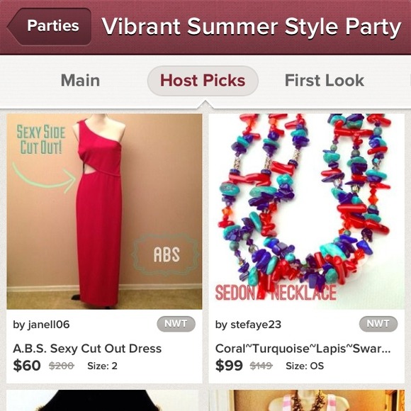 🚫SOLD🚫🎉HP🎉A.B.S. Sexy Cut Out Dress - Picture 4 of 4