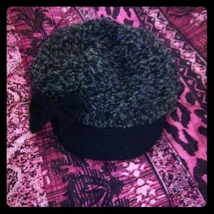 Tweed Bow fashion hat