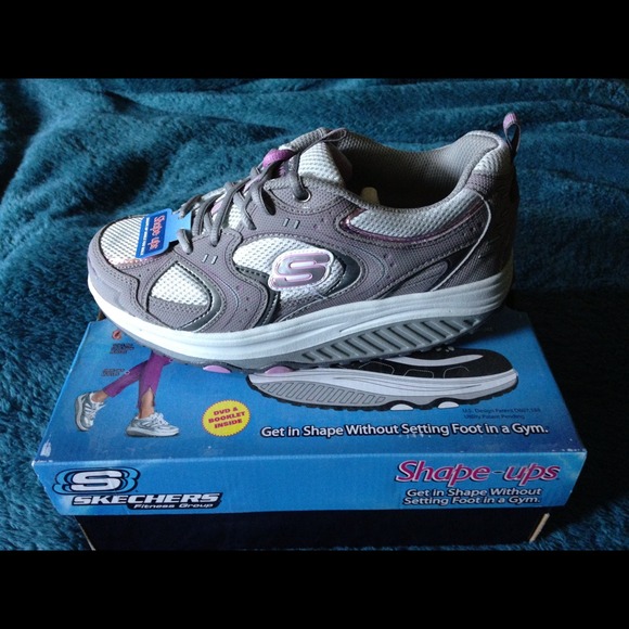 SOLD! NWT Sketchers Shape Ups Gray