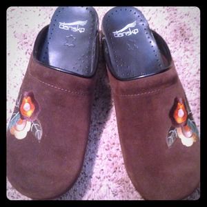 DANSKO suede clogs