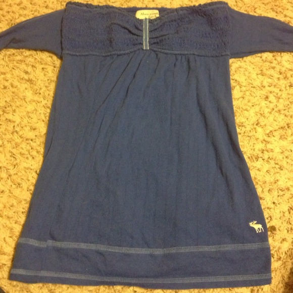 Abercrombie blue tube top - Picture 1 of 3