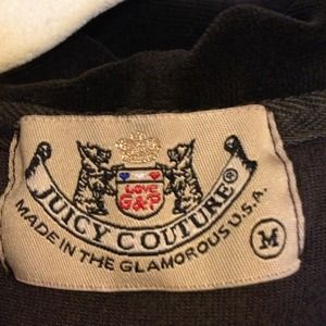 EUC velour Juicy Couture zip hoodie